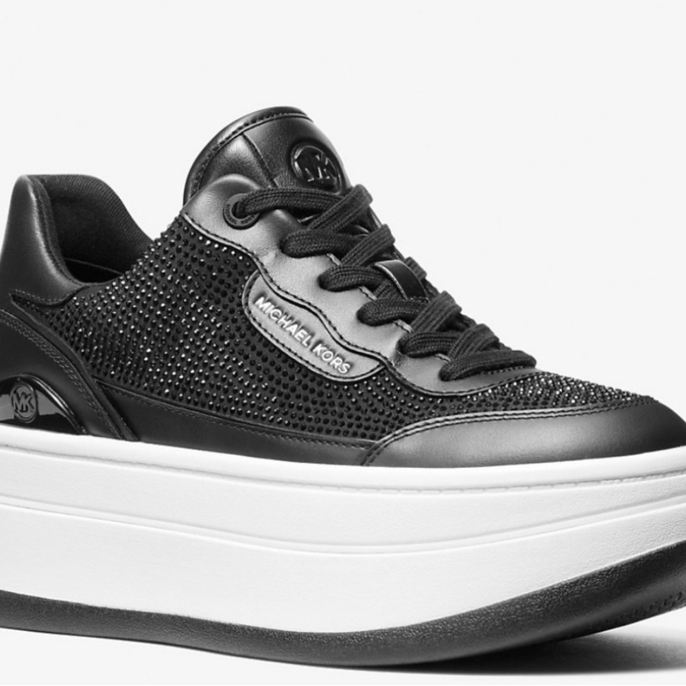 Michael Kors Black and White Women's Sneakers